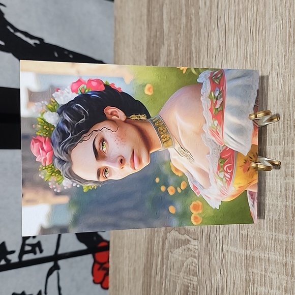 NobleCaptures Other - 4x6 Princess Floral Fantasy Art Watercolor Oil‎ Painting Print